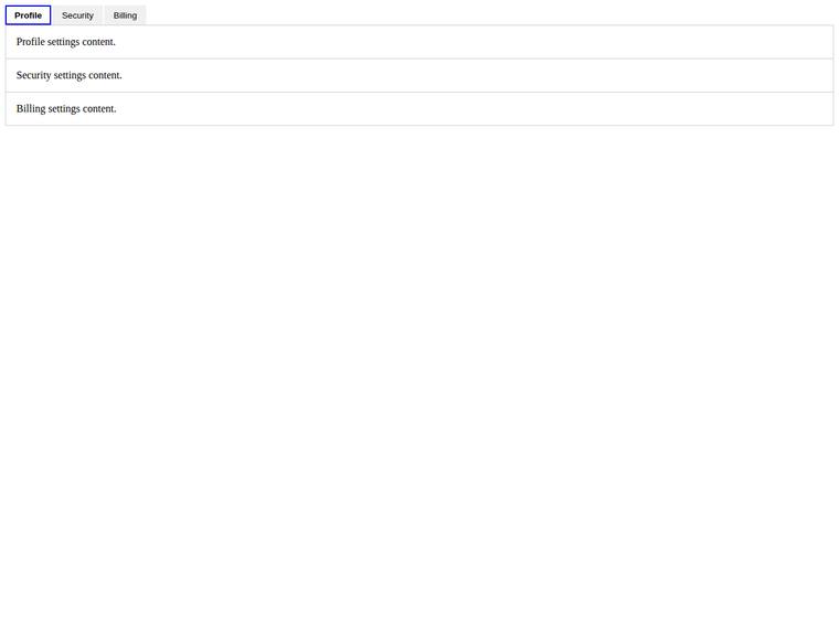 deepseek-v4-flash rendering of the Keyboard-operable tabs with roving tabindex and arrow-key activation benchmark - composite 0.0%