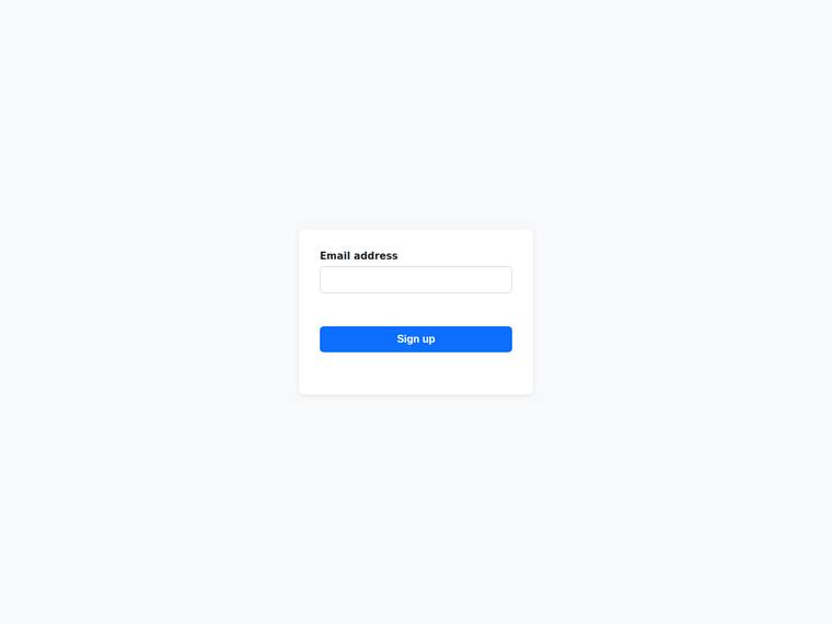 deepseek-v4-pro rendering of the Signup form with inline email validation benchmark - composite 99.3%