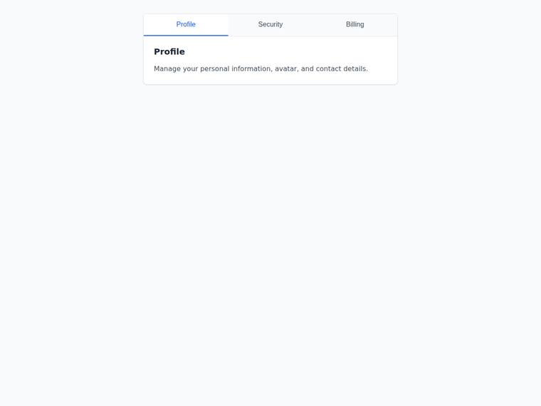 gemini-3.1-pro-preview rendering of the Keyboard-operable tabs with roving tabindex and arrow-key activation benchmark - composite 97.2%