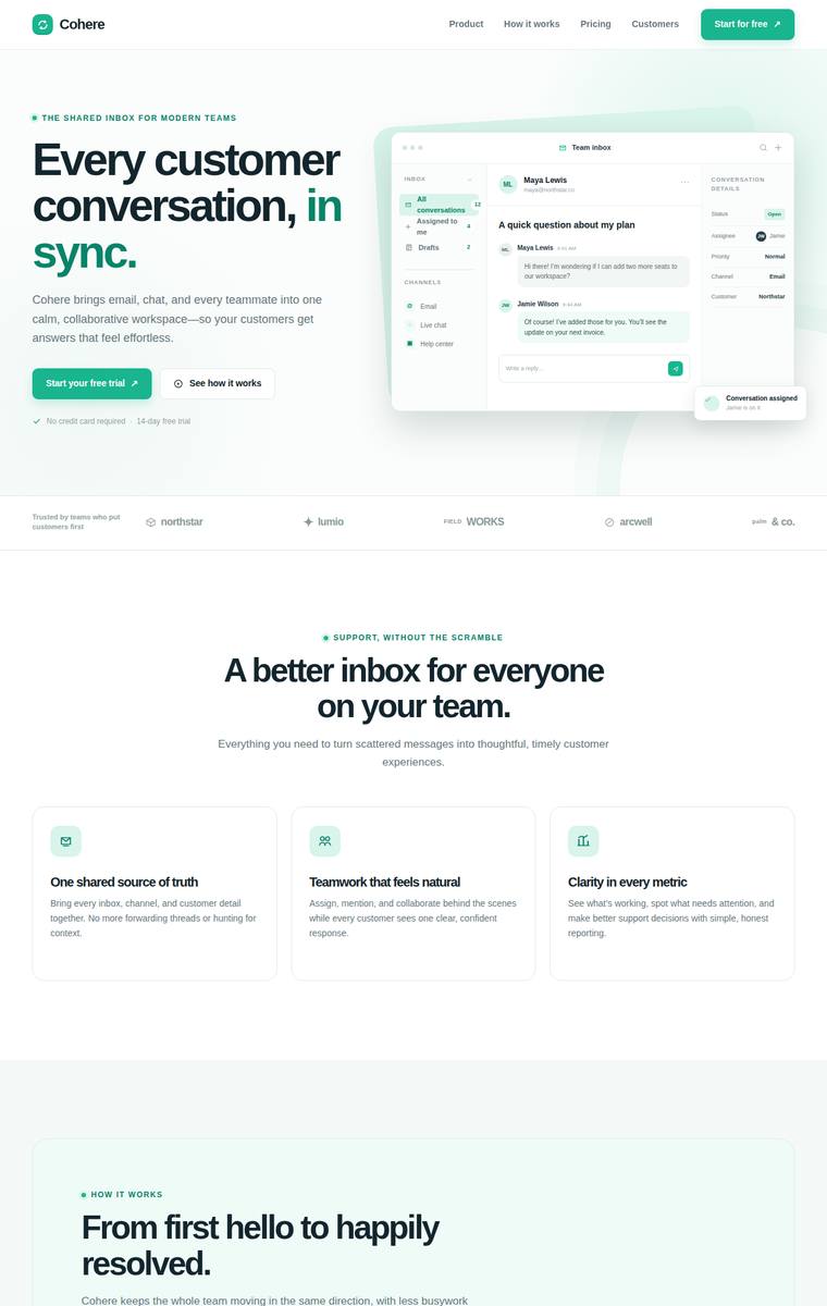 gpt-5.6-luna Marketing page output - Marketing landing page