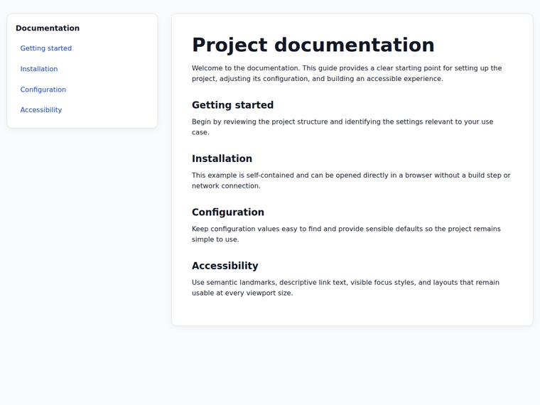 gpt-5.6-luna Websites output - Sidebar and content layout that never overflows, including at the tablet width