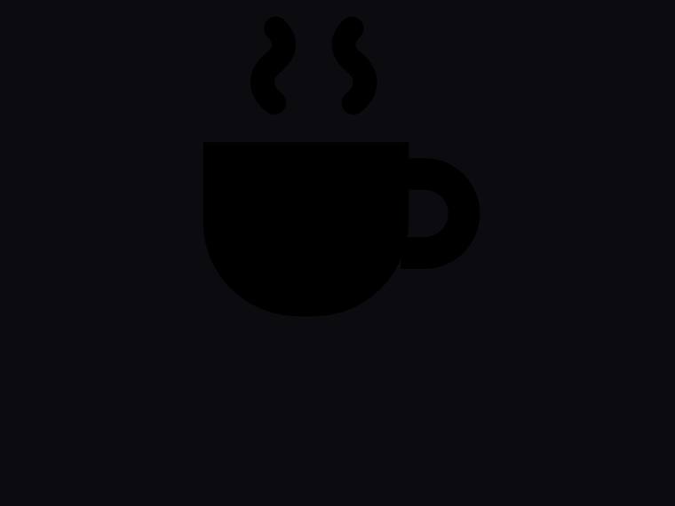 gpt-5.6-sol SVG and graphics output - Single-concept flat icon (coffee cup with steam)