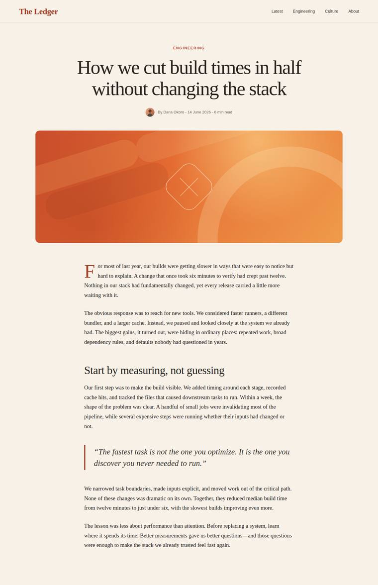 gpt-5.6-sol Websites output - Reproduce an editorial blog article page from its screenshot