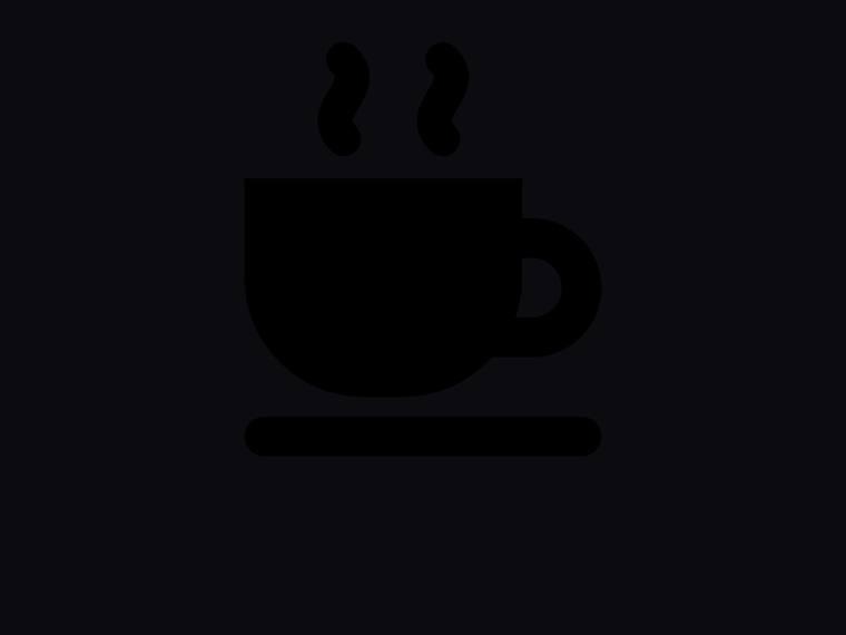 gpt-5.6-sol SVG and graphics output - Single-concept flat icon (coffee cup with steam)