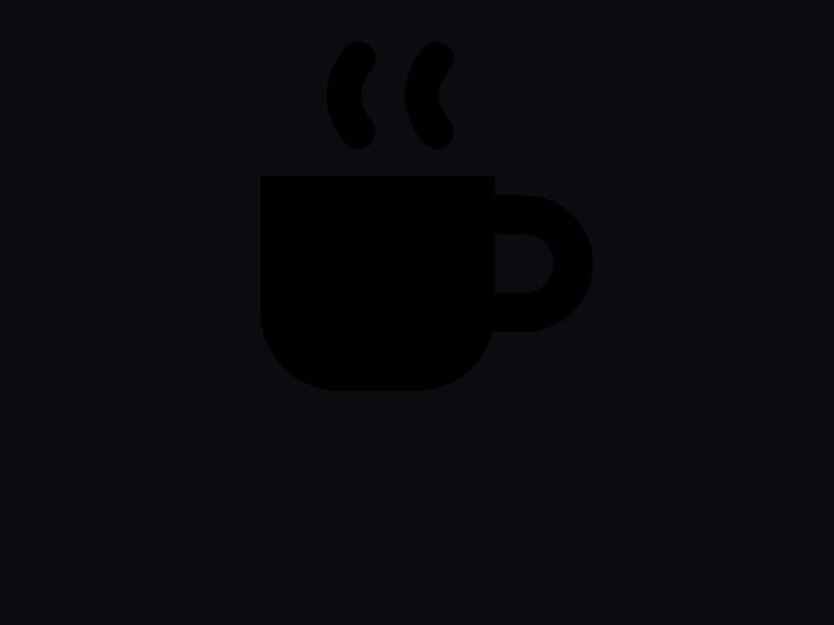 gpt-5.6-terra SVG and graphics output - Single-concept flat icon (coffee cup with steam)