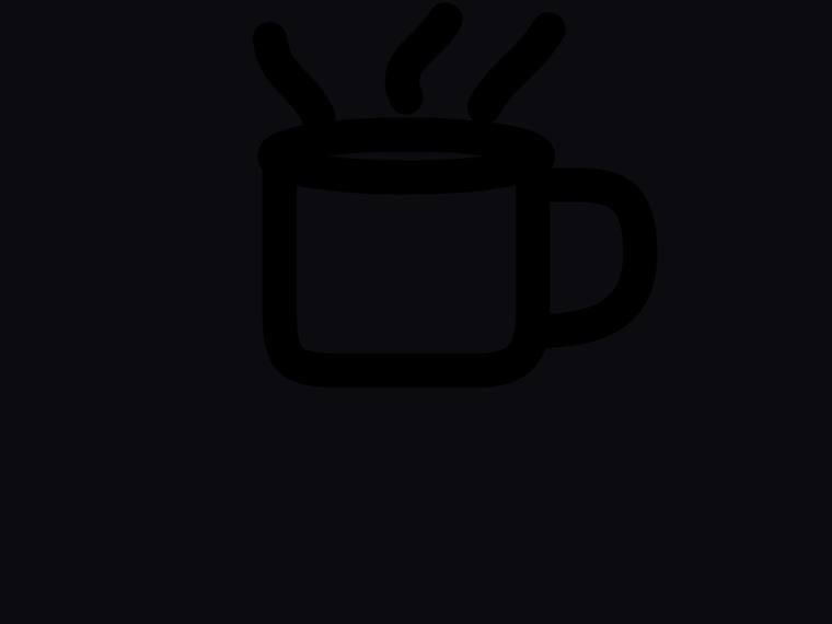 grok-4.20-reasoning rendering of the Single-concept flat icon (coffee cup with steam) benchmark - composite 100.0%