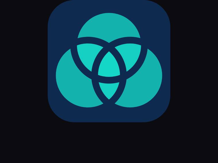 grok-4.20-reasoning rendering of the Geometric logo mark (overlapping circles, abstract monogram) benchmark - composite 100.0%