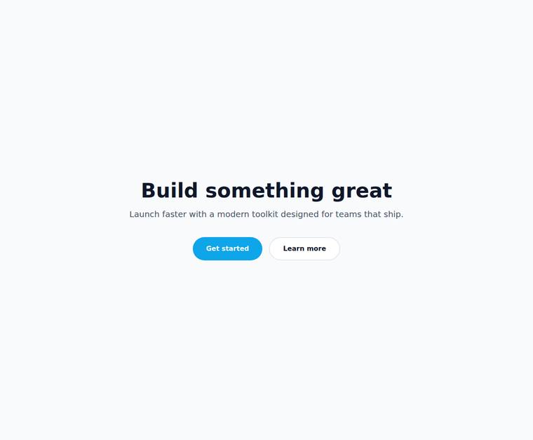 grok-4.3 rendering of the CTA buttons that stack full-width on mobile and sit in a row on desktop benchmark - composite 0.0%