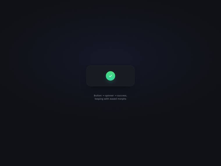 grok-4.5 Animation output - Simple UI animation