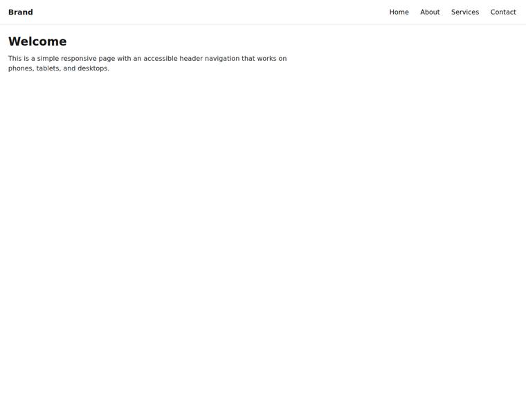 grok-4.5 Websites output - Responsive nav that both collapses at the breakpoint and toggles open on mobile