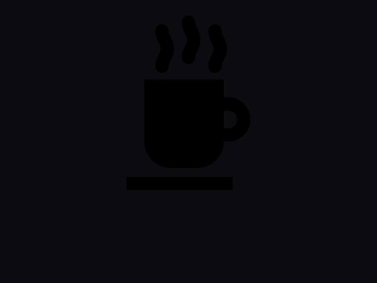 grok-4.5 SVG and graphics output - Single-concept flat icon (coffee cup with steam)