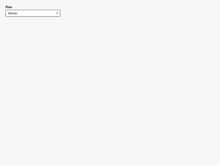 grok-4.5 UI components output - Keyboard-operable select-only combobox with a listbox popup