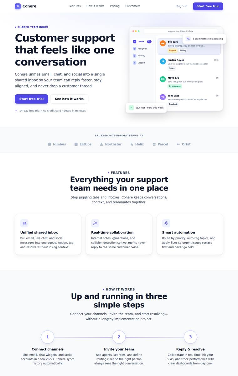 grok-4.5 Marketing page output - Marketing landing page