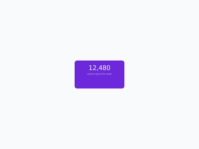 grok-build-0.1 rendering of the Stat card built to a frozen token sheet benchmark - composite 100.0%