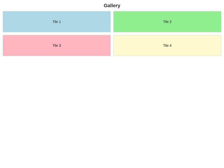 grok-build-0.1 rendering of the Gallery grid that widens from one to four columns as the viewport grows benchmark - composite 0.0%