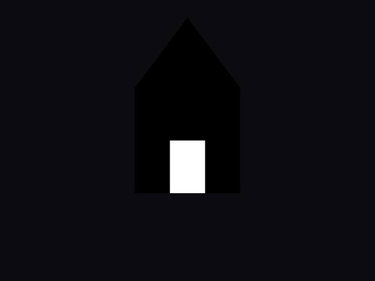 grok-build-0.1 rendering of the Simple house icon (square, triangle roof, door) benchmark - composite 100.0%