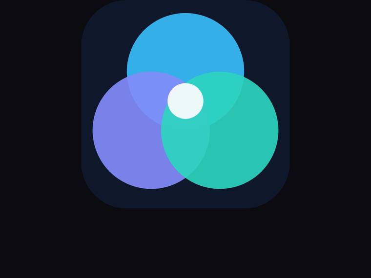 grok-composer-2.5-fast rendering of the Geometric logo mark (overlapping circles, abstract monogram) benchmark - composite 100.0%
