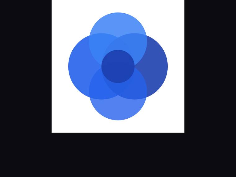 claude-haiku-4-5 rendering of the Geometric logo mark (overlapping circles, abstract monogram) benchmark - composite 100.0%