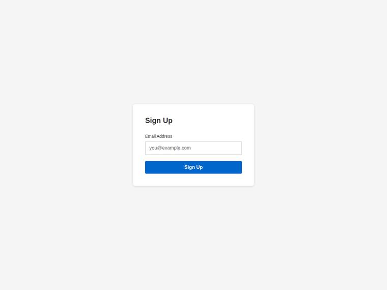 claude-haiku-4-5 rendering of the Signup form with inline email validation benchmark - composite 99.5%
