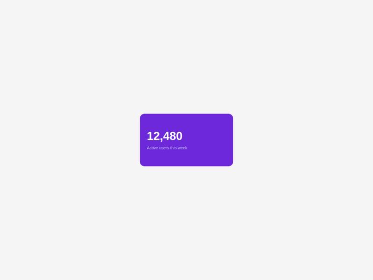claude-haiku-4-5 rendering of the Stat card built to a frozen token sheet benchmark - composite 100.0%