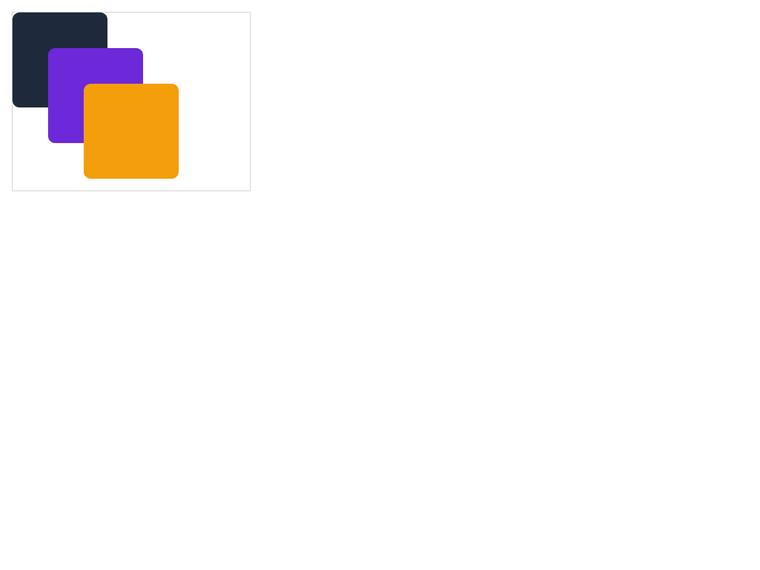 claude-haiku-4-5 rendering of the Three overlapping layers in an exact z-order and position benchmark - composite 0.0%