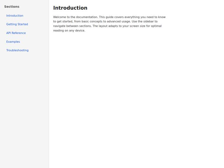 kimi-k2.7-code rendering of the Sidebar and content layout that never overflows, including at the tablet width benchmark - composite 0.0%