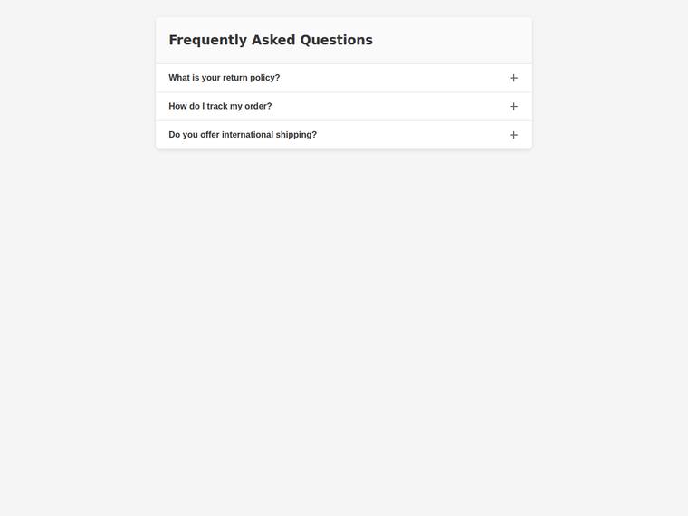 kimi-k2.7-code rendering of the Accessible accordion FAQ that expands on click benchmark - composite 99.5%