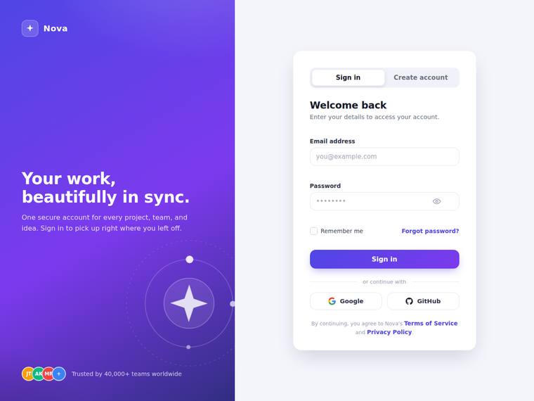 kimi-k3 Auth screen output - Register / login screen