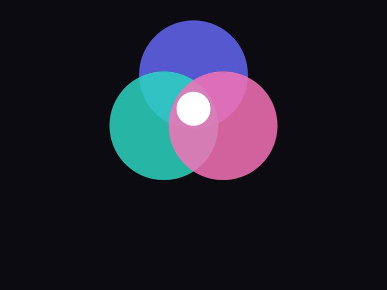 kimi-k3 SVG and graphics output - Geometric logo mark (overlapping circles, abstract monogram)