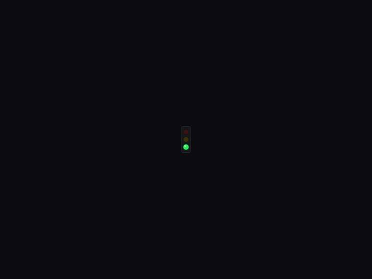 claude-opus-4-8 rendering of the Traffic light with only the green light lit benchmark - composite 100.0%