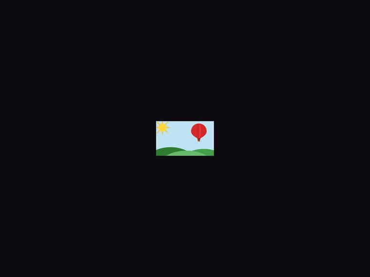 claude-opus-4-8 SVG and graphics output - Flat multi-object scene (sun, hills, hot-air balloon)