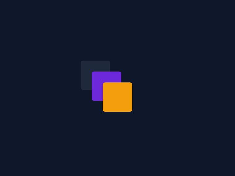 claude-sonnet-4-6 rendering of the Three overlapping layers in an exact z-order and position benchmark - composite 0.0%