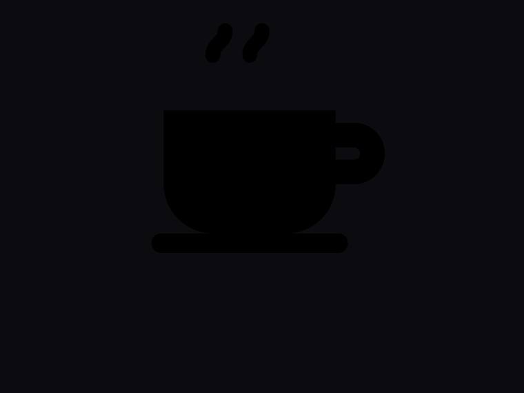 claude-sonnet-5 rendering of the Single-concept flat icon (coffee cup with steam) benchmark - composite 100.0%
