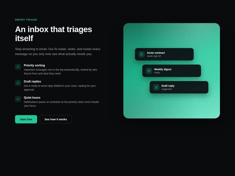 claude-sonnet-5 Websites output - Reproduce a split product-feature section from its screenshot